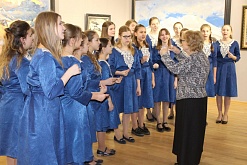 Концерт учащихся и преподавателей ДШИ им. И.С. Баха в картинной галерее Василия Нестеренко
