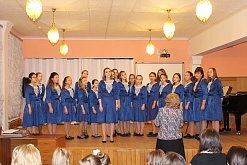 Отчетный концерт хорового отделения "Рождественские встречи".